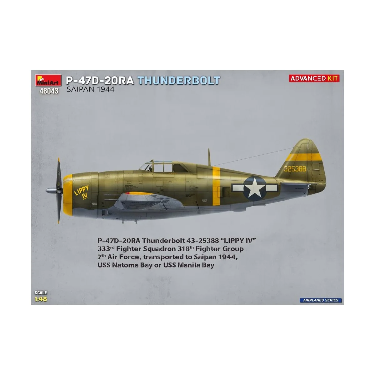 P-47D-20RA Thunderbolt. Saipan, 1944. Advanced Kit, 1/48 - MiniArt ... P-47D-20RA Thunderbolt. Saipan, 1944. Advanced Kit, 1/48 - MiniArt ...