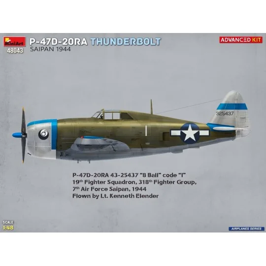 P-47D-20RA Thunderbolt. Saipan, 1944. Advanced Kit, 1/48 - MiniArt ... P-47D-20RA Thunderbolt. Saipan, 1944. Advanced Kit, 1/48 - MiniArt ...