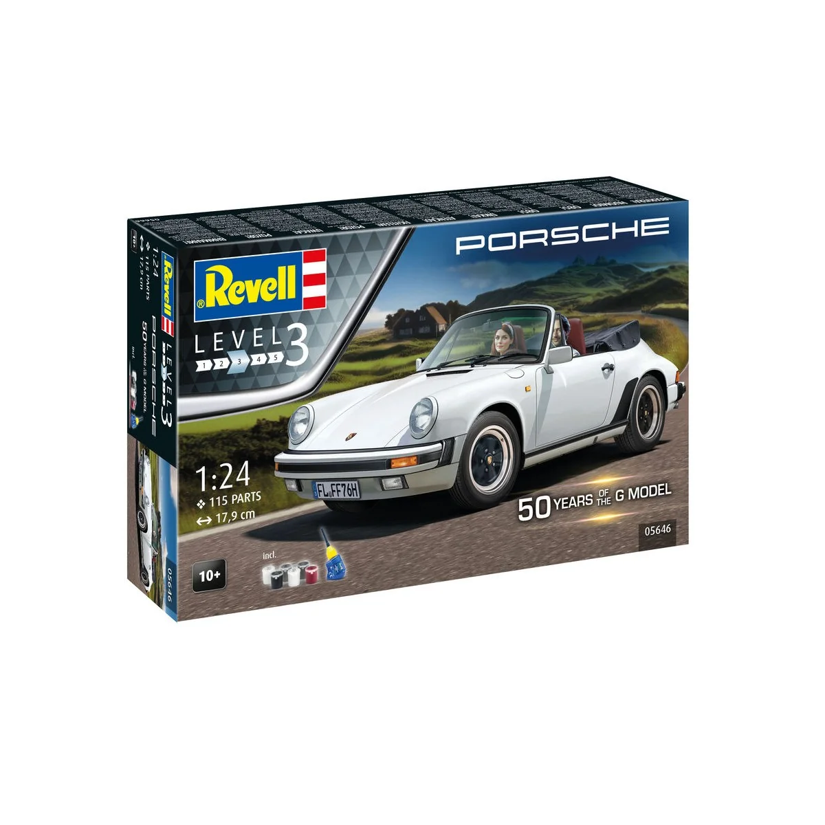 50 Years of Porsche 911 G-Model (Cabriolet), 1/24 - Revell 05646
