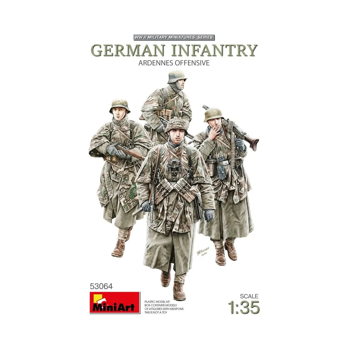 German Infantry. Ardennes Offensive, 1/35 - MiniArt 53064 German Infantry. Ardennes Offensive, 1/35 - MiniArt 53064