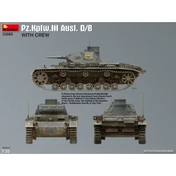 Pz.Kpfw.III Ausf. D/B with Crew, 1/32 - MiniArt 53085