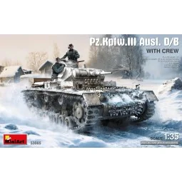 Pz.Kpfw.III Ausf. D/B with Crew, 1/35 - MiniArt 53085