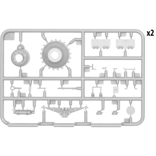 Pz.Kpfw.III Ausf. D/B with Crew, 1/32 - MiniArt 53085 Pz.Kpfw.III Ausf. D/B with Crew, 1/32 - MiniArt 53085