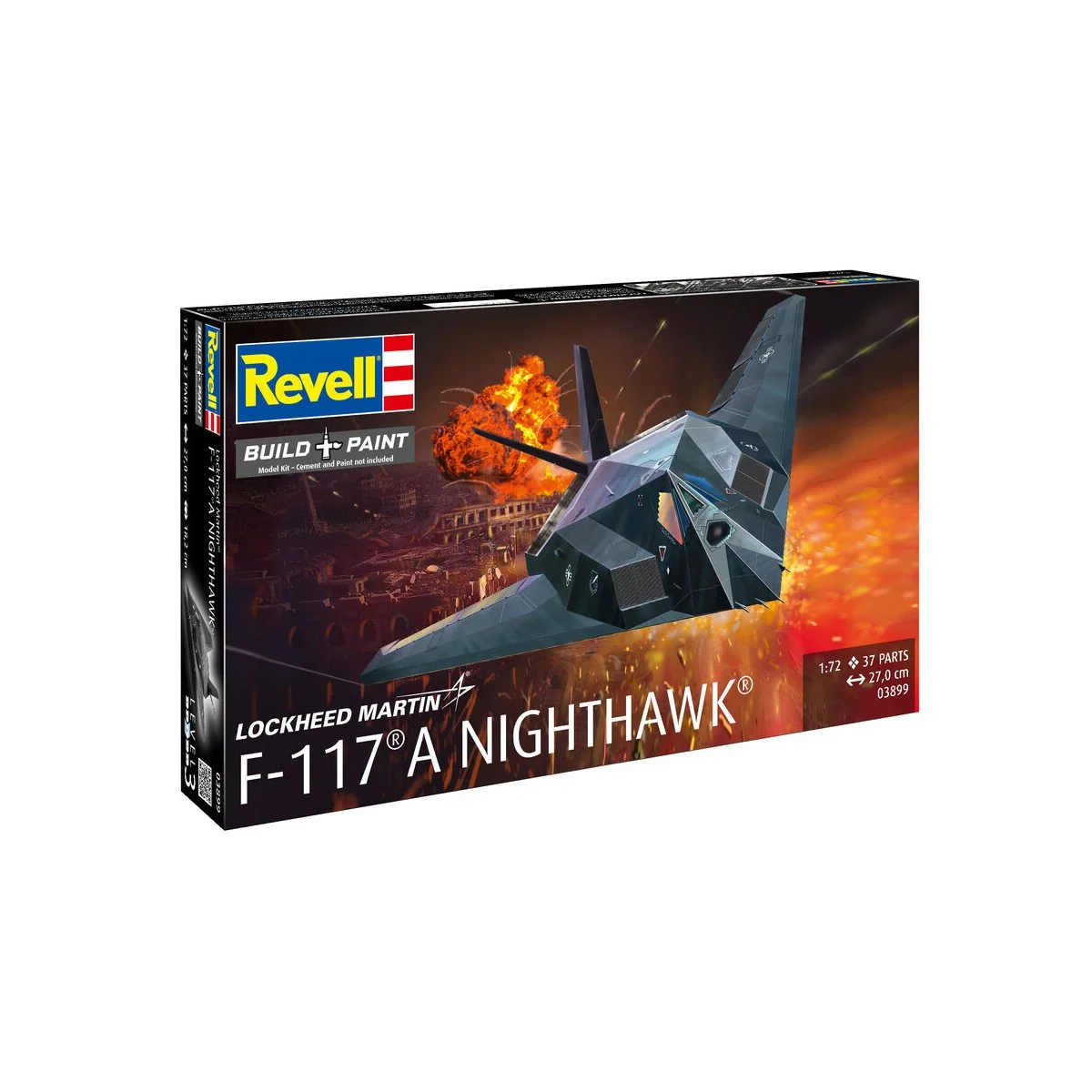 F-117A Nighthawk Stealth Fighter, 1/72 - Revell 03899 F-117A Nighthawk Stealth Fighter, 1/72 - Revell 03899