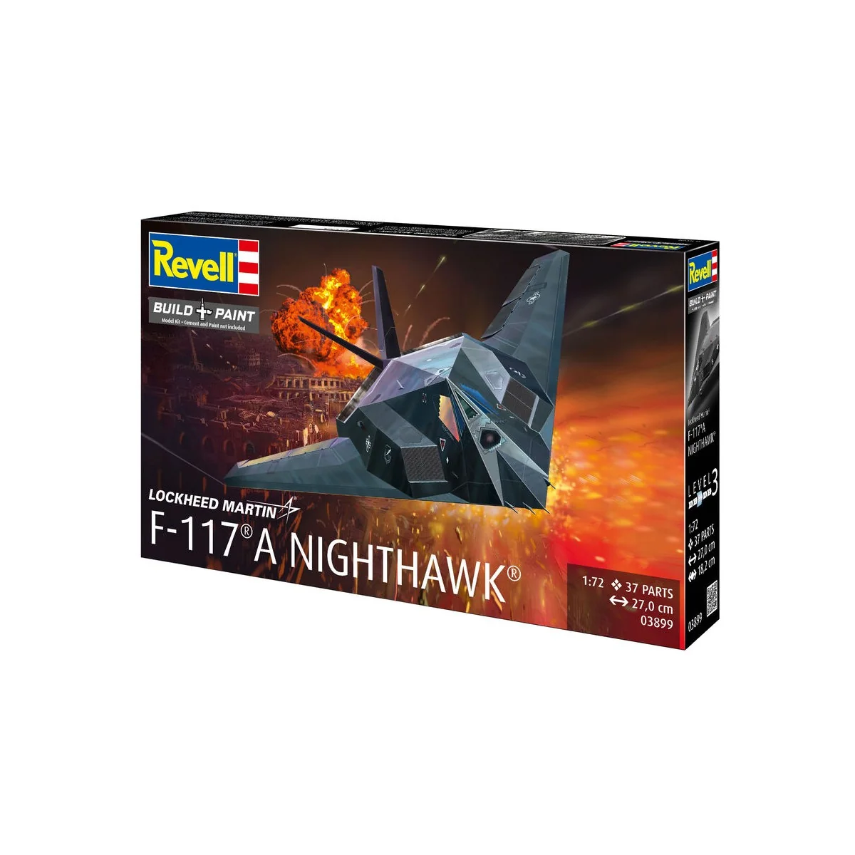 F-117A Nighthawk Stealth Fighter, 1/72 - Revell 03899 F-117A Nighthawk Stealth Fighter, 1/72 - Revell 03899