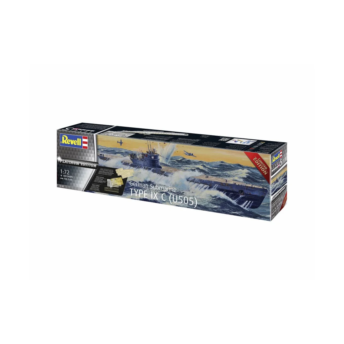 Type IX C, 1/72 - Revell 05180 Type IX C, 1/72 - Revell 05180