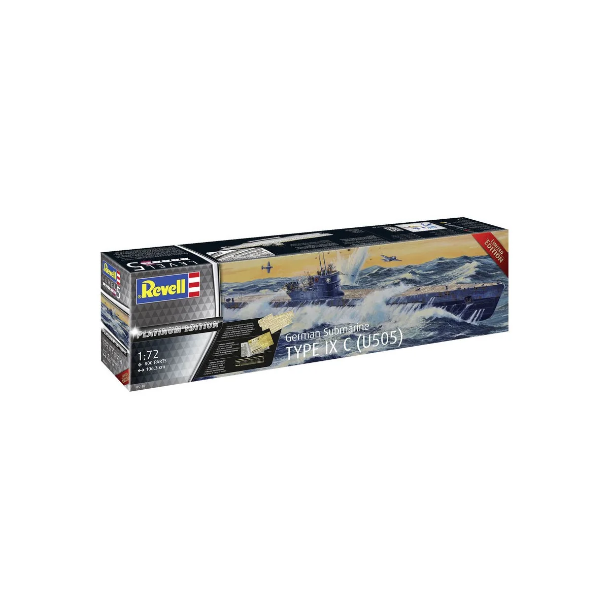 Type IX C, 1/72 - Revell 05180 Type IX C, 1/72 - Revell 05180