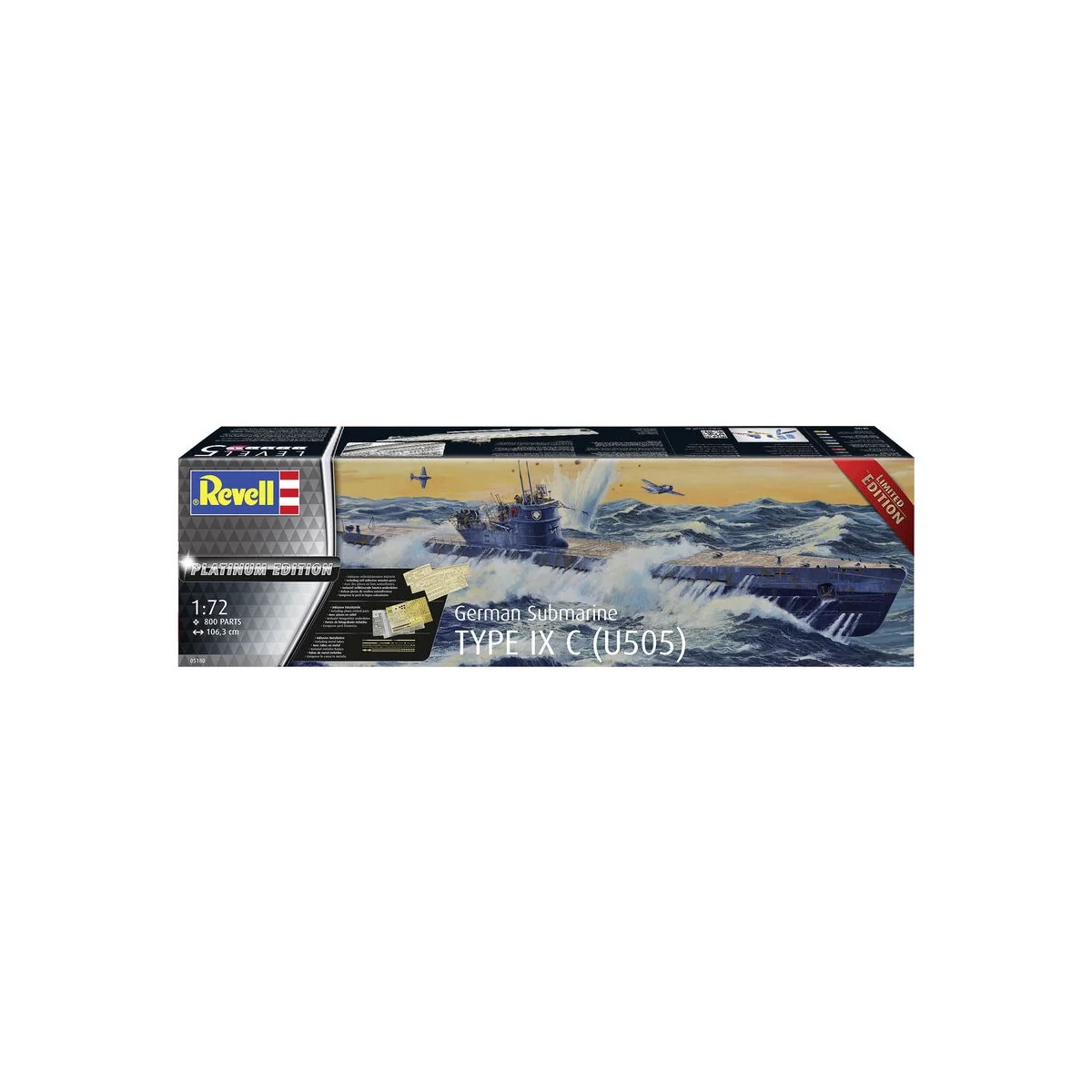 Type IX C, 1/72 - Revell 05180 Type IX C, 1/72 - Revell 05180