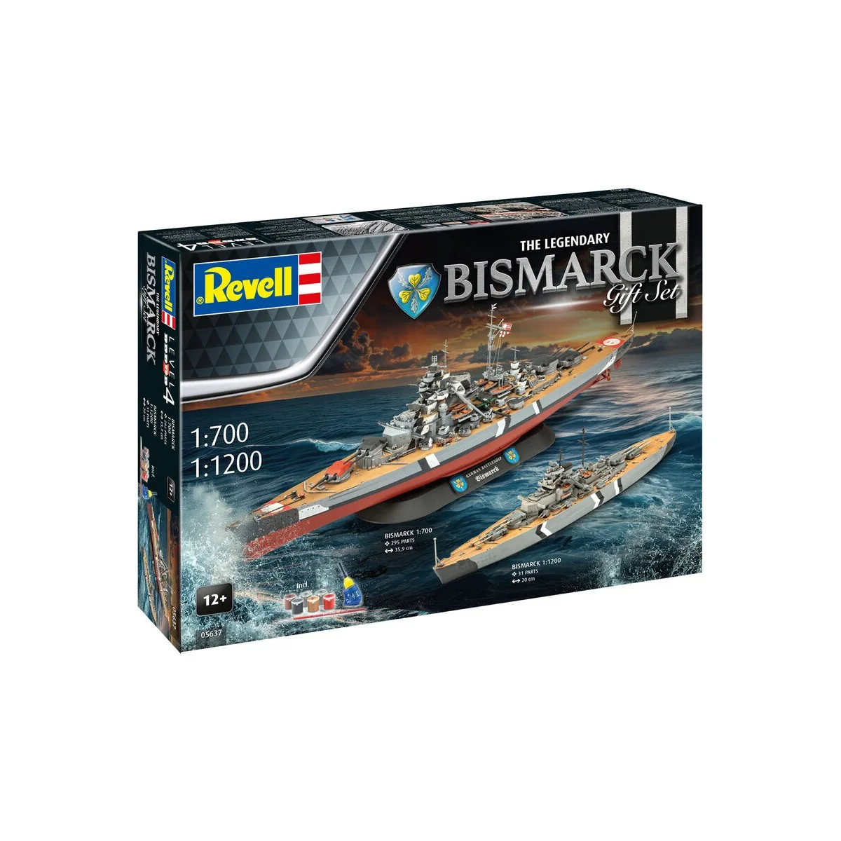 The Legendary Bismarck, 1/700 - Revell 05637 The Legendary Bismarck, 1/700 - Revell 05637