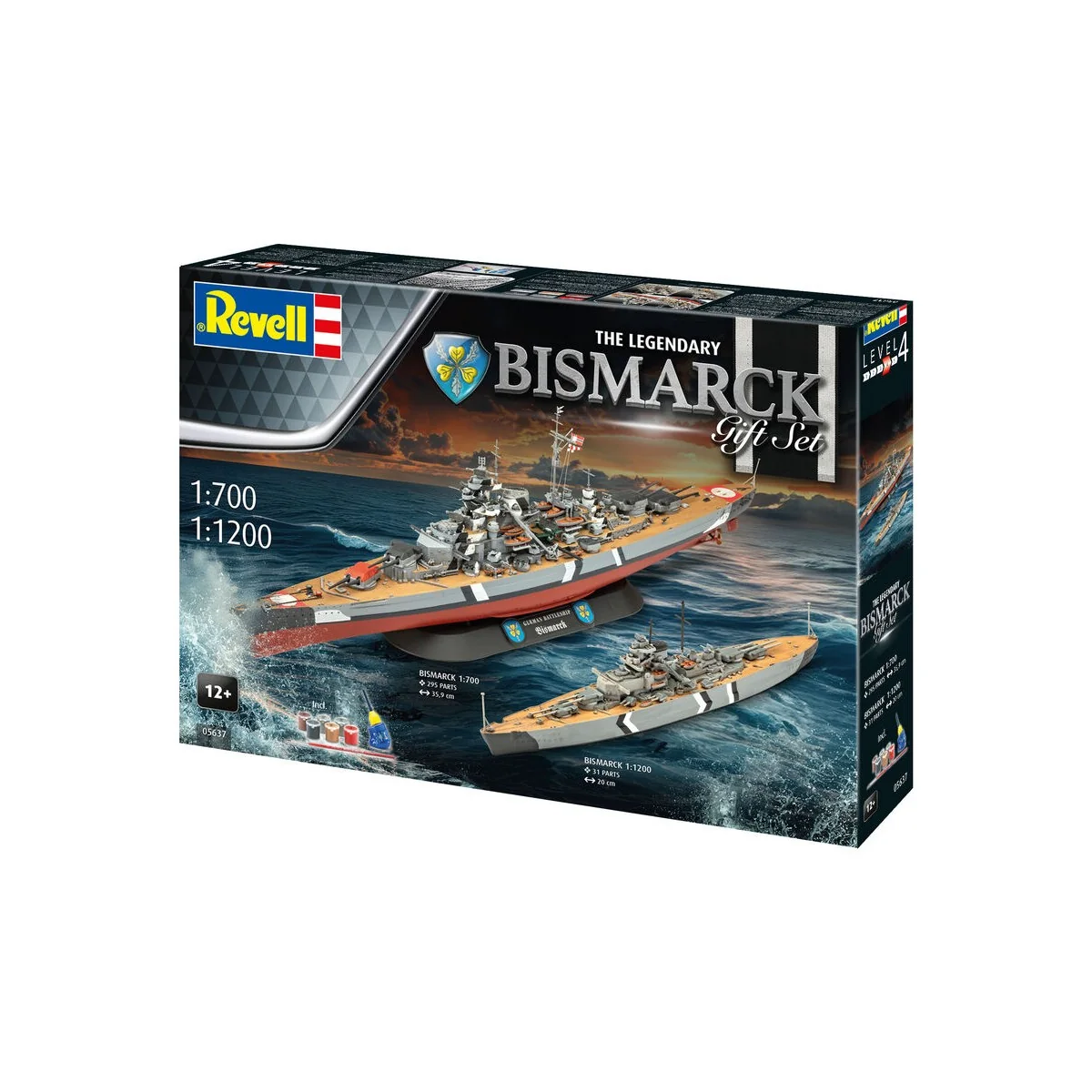 The Legendary Bismarck, 1/700 - Revell 05637 The Legendary Bismarck, 1/700 - Revell 05637