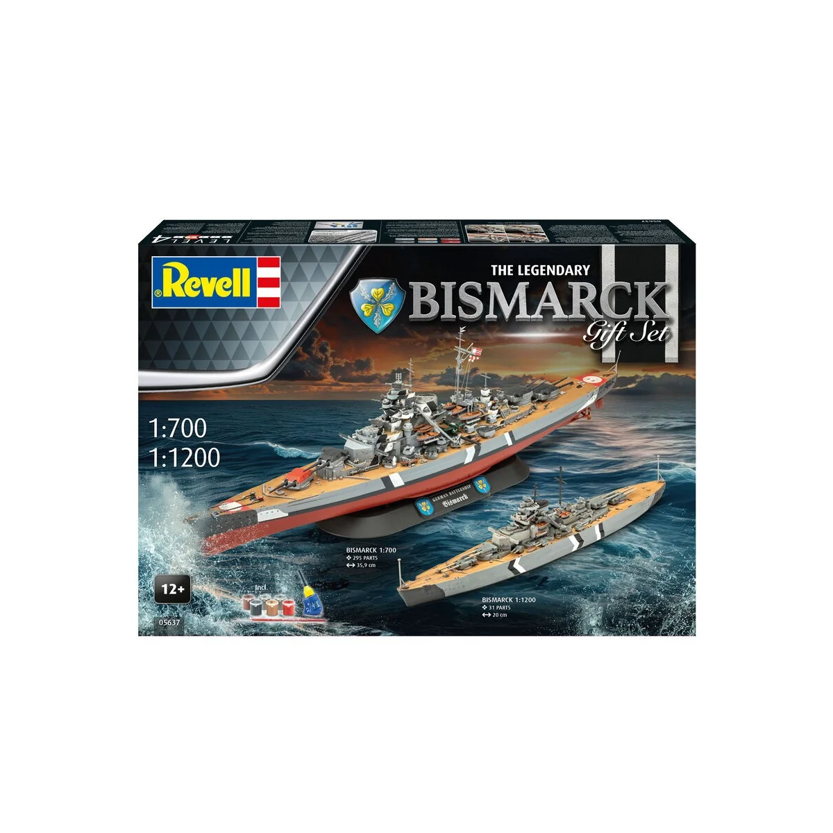 The Legendary Bismarck, 1/700 - Revell 05637 The Legendary Bismarck, 1/700 - Revell 05637