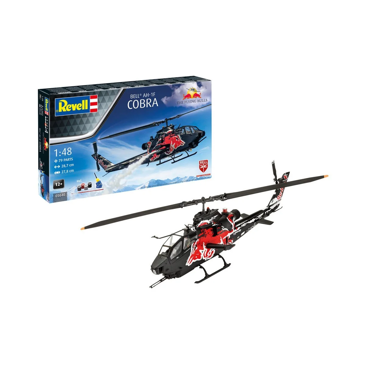 Flying Bulls AH-1F Cobra, 1/48 - Revell 05640 Flying Bulls AH-1F Cobra, 1/48 - Revell 05640