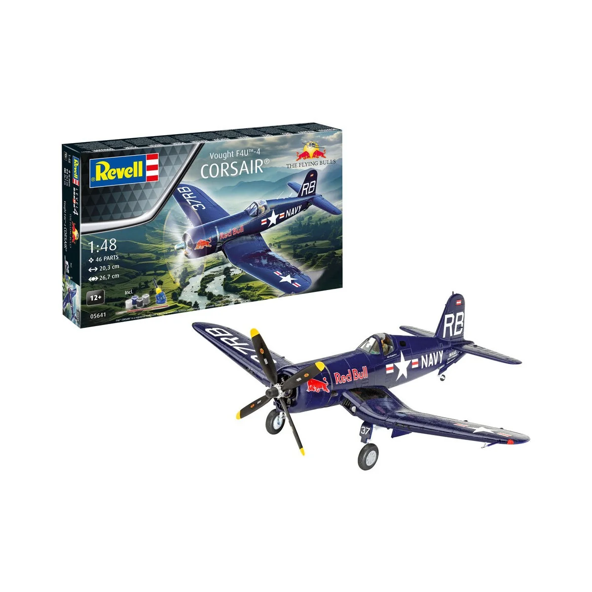 Flying Bulls F4U-4 Corsair, 1/48 - Revell 05641 Flying Bulls F4U-4 Corsair, 1/48 - Revell 05641