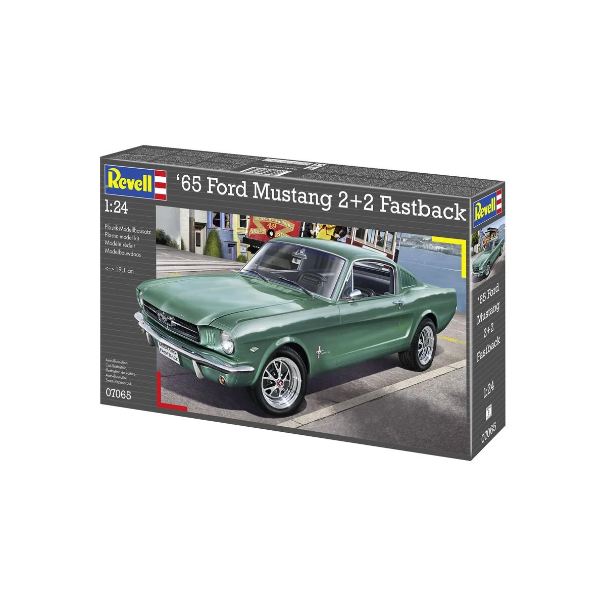 1965 Ford Mustang 2+2 Fastback, 1/24 - Revell 07065 1965 Ford Mustang 2+2 Fastback, 1/24 - Revell 07065