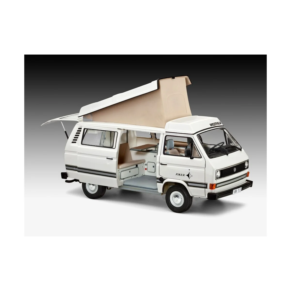 Volkswagen T3 "Camper, 1/25 - Revell 07344 Volkswagen T3 "Camper, 1/25 - Revell 07344
