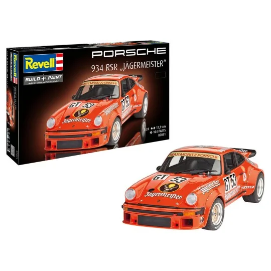 Porsche 934 RSR "Jägermeister, 1/24 - Revell 07031 Porsche 934 RSR "Jägermeister, 1/24 - Revell 07031