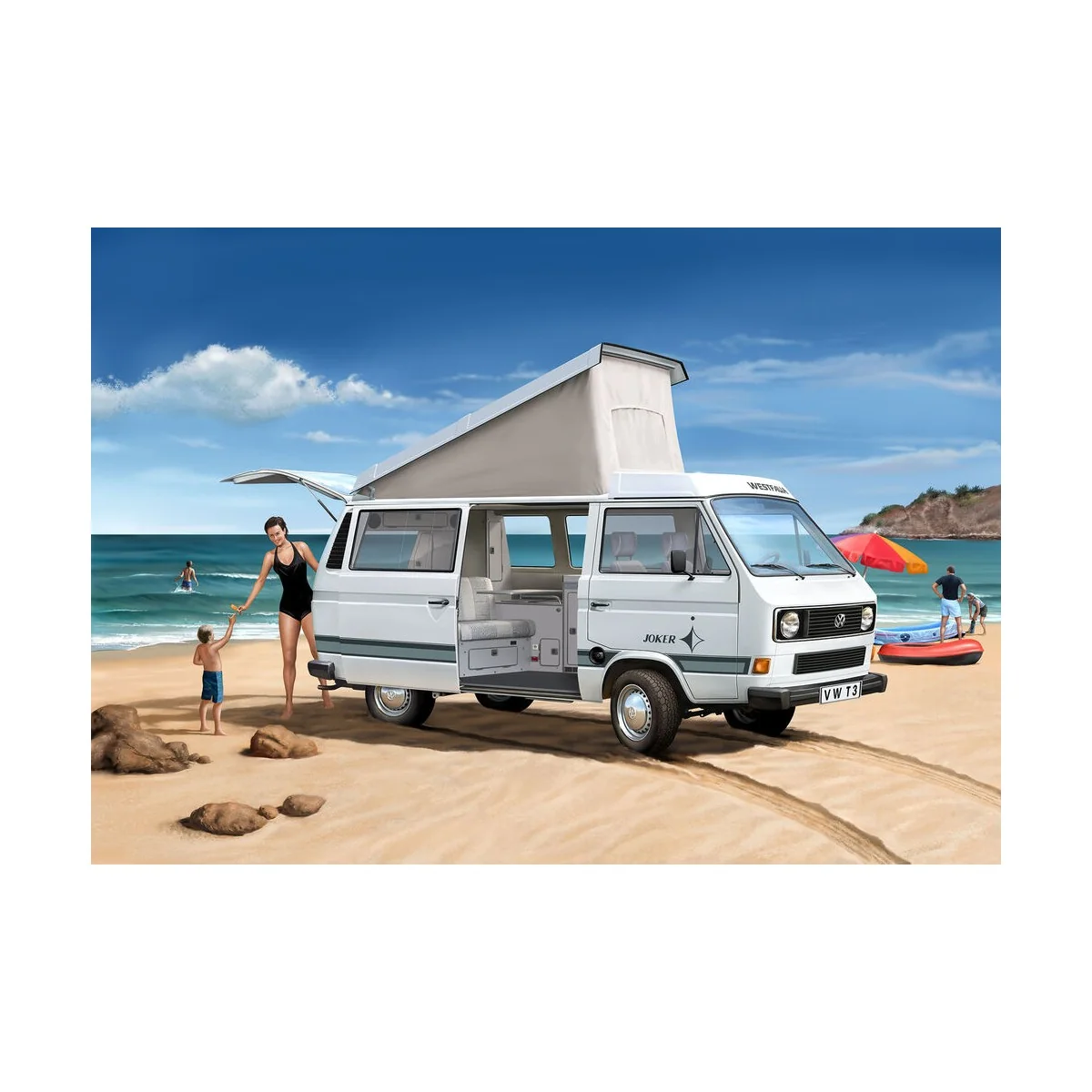 Volkswagen T3 "Camper, 1/25 - Revell 07344 Volkswagen T3 "Camper, 1/25 - Revell 07344