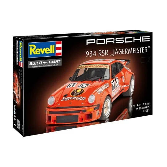 Porsche 934 RSR "Jägermeister, 1/24 - Revell 07031 Porsche 934 RSR "Jägermeister, 1/24 - Revell 07031