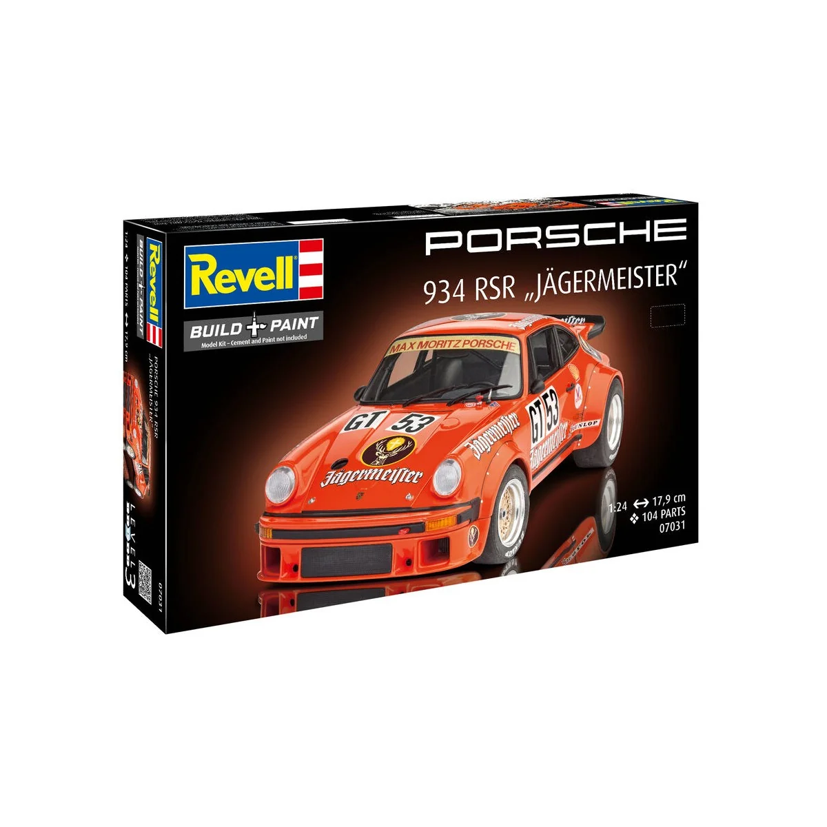Porsche 934 RSR "Jägermeister, 1/24 - Revell 07031 Porsche 934 RSR "Jägermeister, 1/24 - Revell 07031