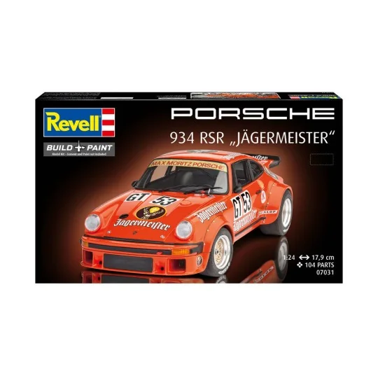 Porsche 934 RSR "Jägermeister, 1/24 - Revell 07031 Porsche 934 RSR "Jägermeister, 1/24 - Revell 07031