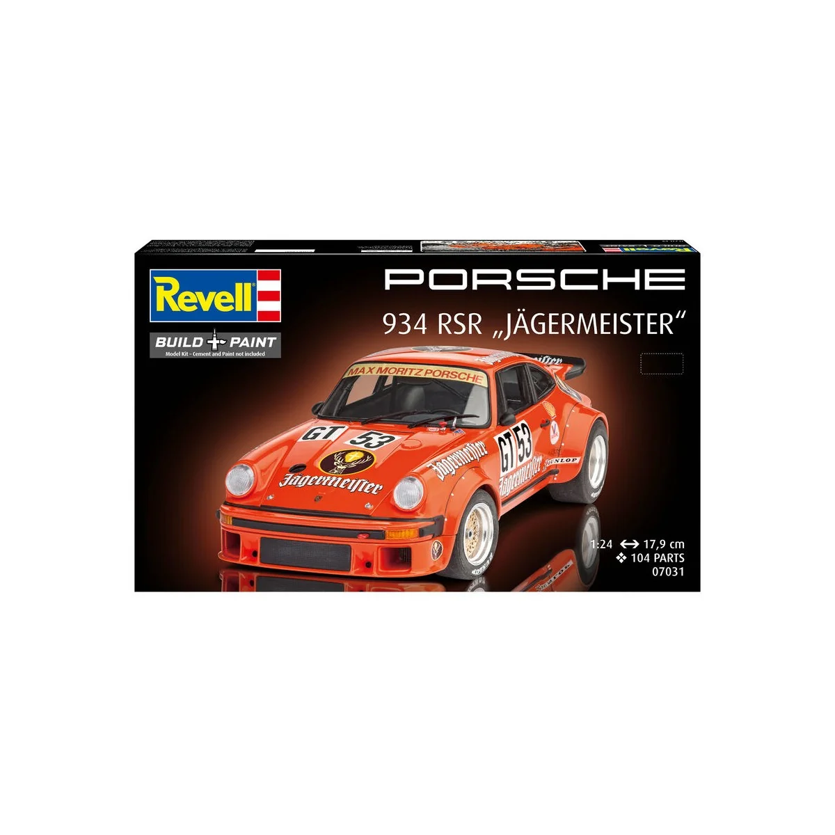 Porsche 934 RSR "Jägermeister, 1/24 - Revell 07031 Porsche 934 RSR "Jägermeister, 1/24 - Revell 07031