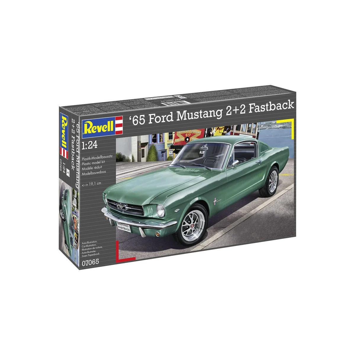 1965 Ford Mustang 2+2 Fastback, 1/24 - Revell 07065 1965 Ford Mustang 2+2 Fastback, 1/24 - Revell 07065