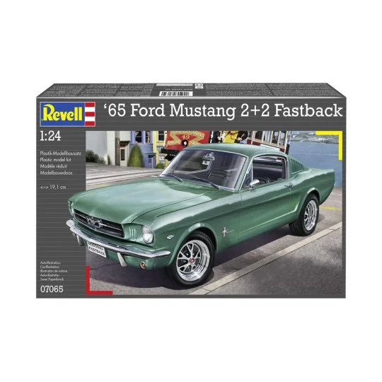 1965 Ford Mustang 2+2 Fastback, 1/24 - Revell 07065 1965 Ford Mustang 2+2 Fastback, 1/24 - Revell 07065