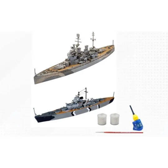 First Diorama Set - Bismarck Battle, 1/1200 - Revell 5668 First Diorama Set - Bismarck Battle, 1/1200 - Revell 5668