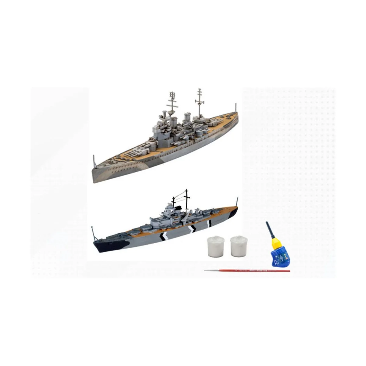 First Diorama Set - Bismarck Battle - Revell 5668