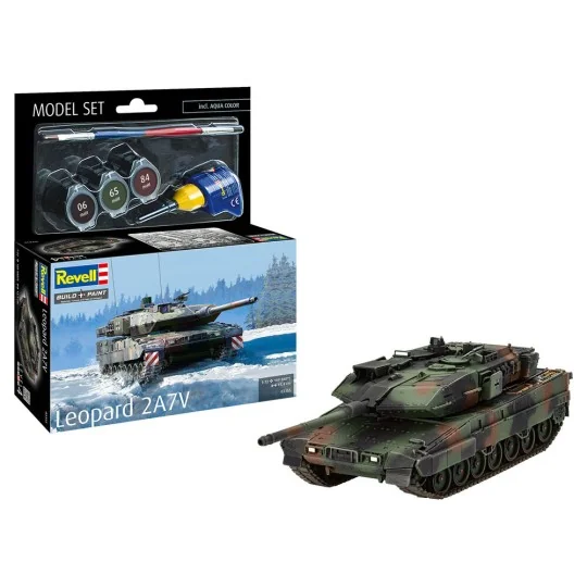 Model Set Leopard 2 A7V, 1/72 - Revell 63355