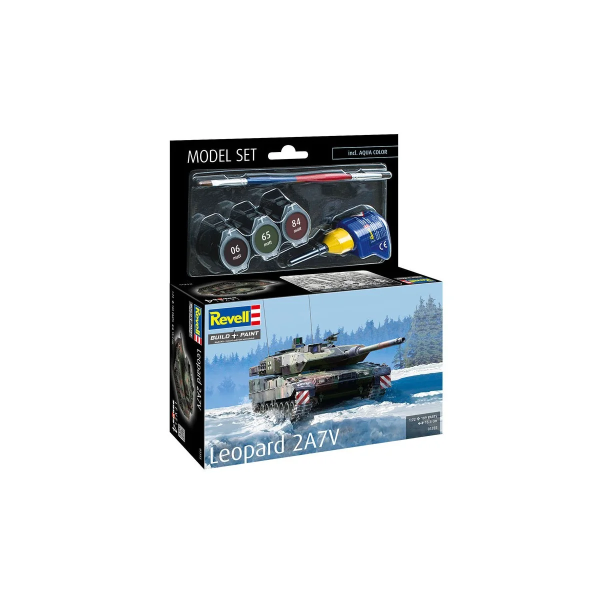 Model Set Leopard 2 A7V, 1/72 - Revell 63355