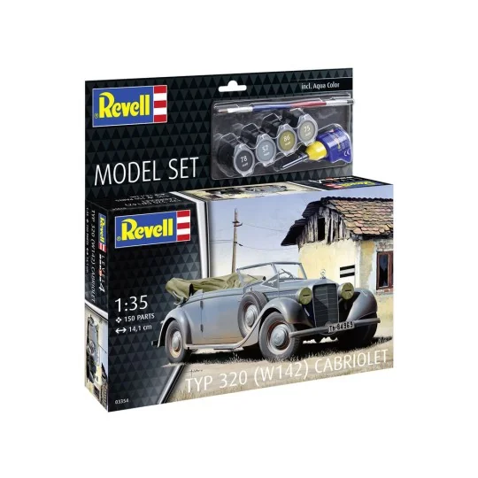 Model Set Typ 320 (W142) Cabriolet, 1/35 - Revell 63354 Model Set Typ 320 (W142) Cabriolet, 1/35 - Revell 63354