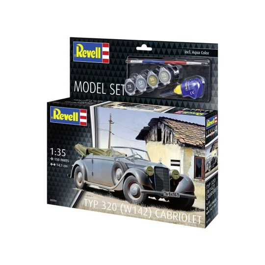 Model Set Typ 320 (W142) Cabriolet, 1/35 - Revell 63354 Model Set Typ 320 (W142) Cabriolet, 1/35 - Revell 63354