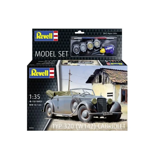 Model Set Typ 320 (W142) Cabriolet, 1/35 - Revell 63354 Model Set Typ 320 (W142) Cabriolet, 1/35 - Revell 63354