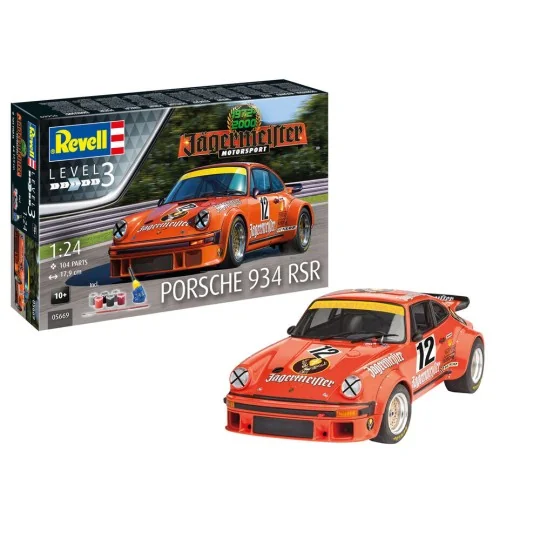 Geschenkset Jägermeister Motor Sport 50th Annivers, 1/24 - Revell 5669 Geschenkset Jägermeister Motor Sport 50th Annivers, 1/24 - Revell 5669