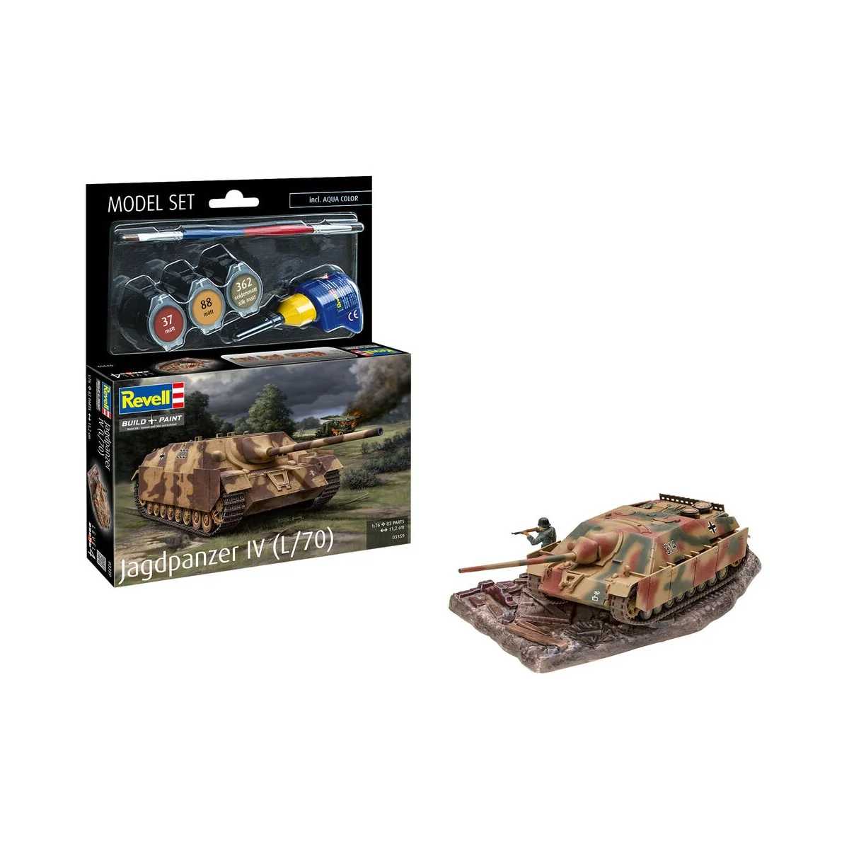 Model Set Jagdpanzer IV (L/70), 1/76 - Revell 63359 Model Set Jagdpanzer IV (L/70), 1/76 - Revell 63359