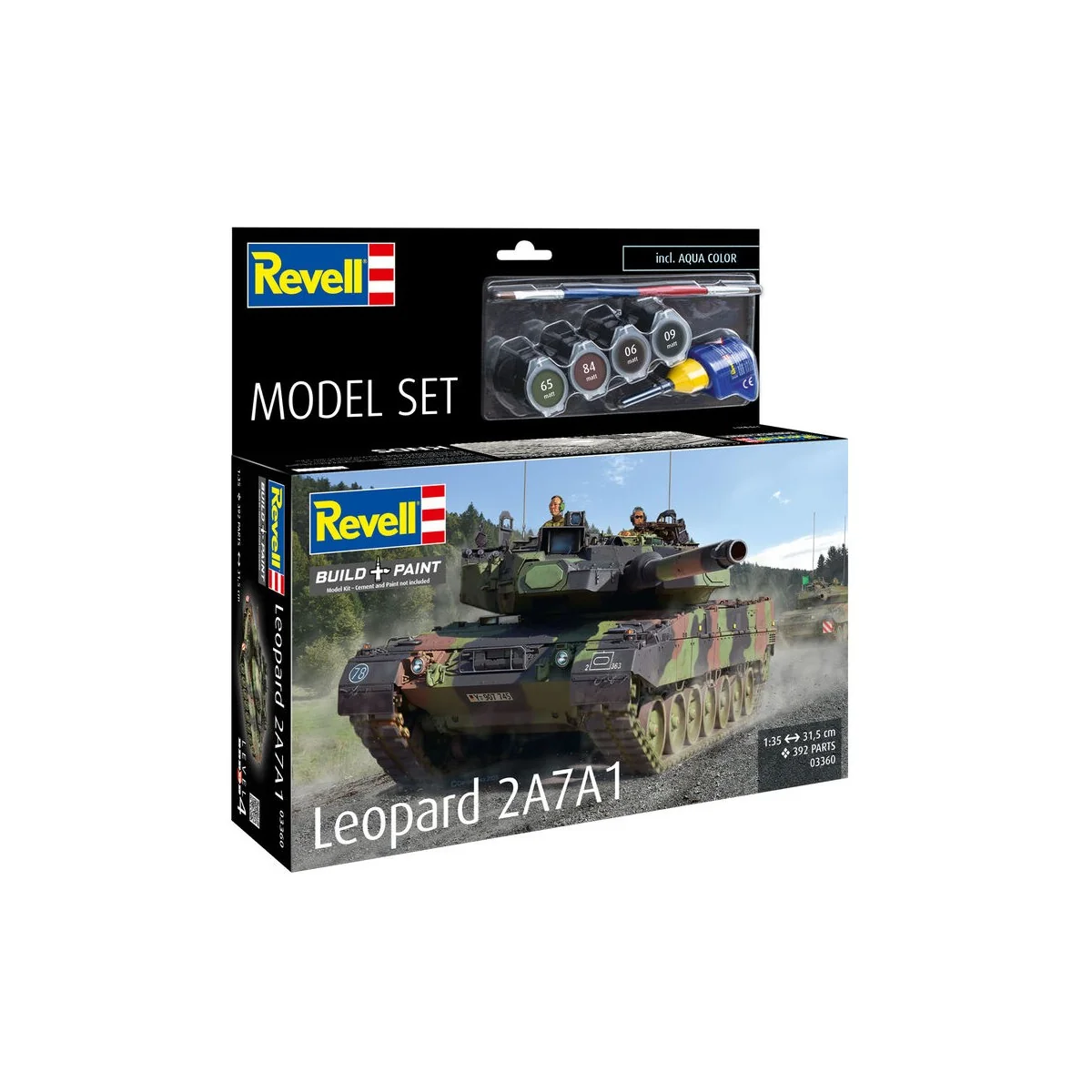 Model Set Leopard 2A7A1, 1/35 - Revell 63360 Model Set Leopard 2A7A1, 1/35 - Revell 63360