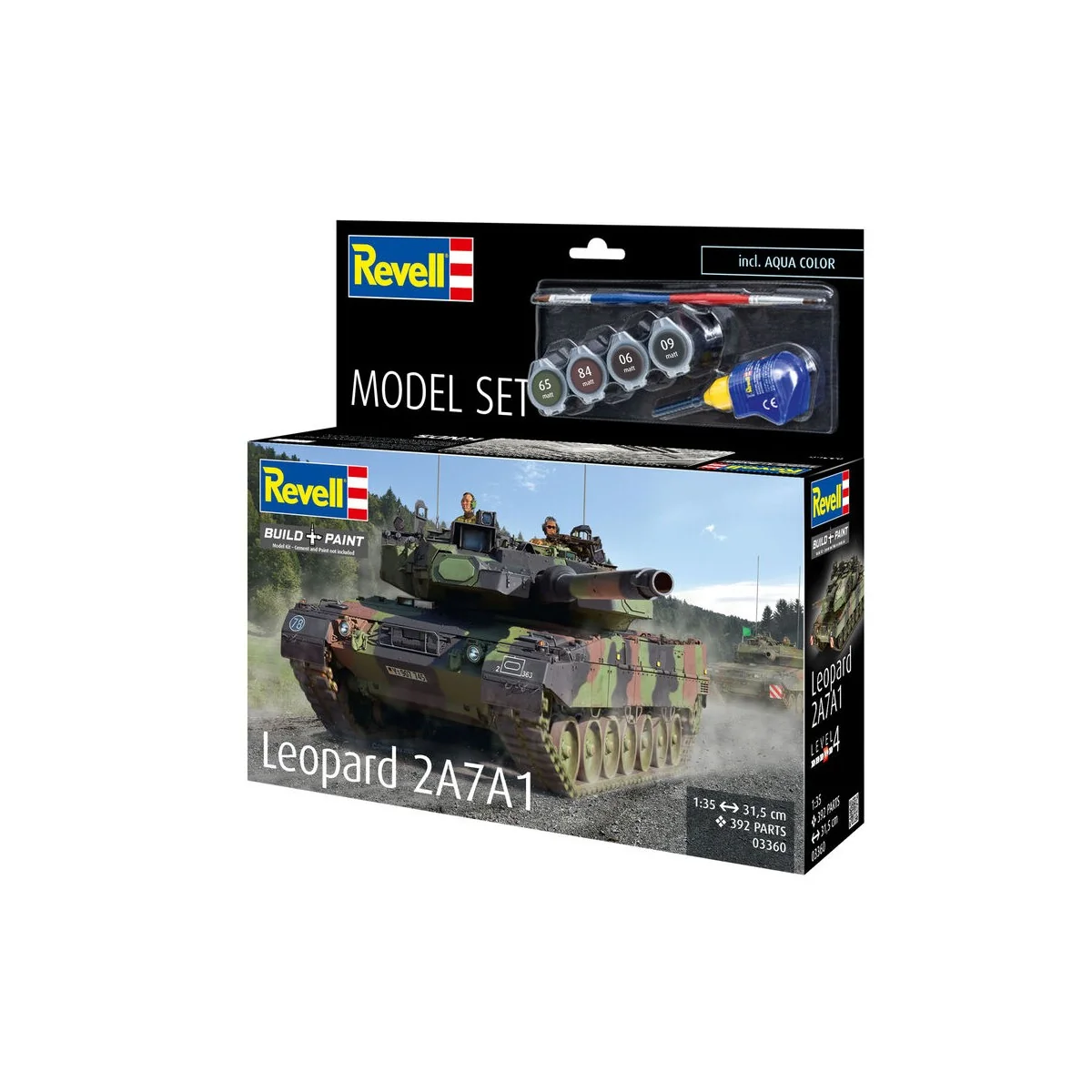 Model Set Leopard 2A7A1, 1/35 - Revell 63360 Model Set Leopard 2A7A1, 1/35 - Revell 63360
