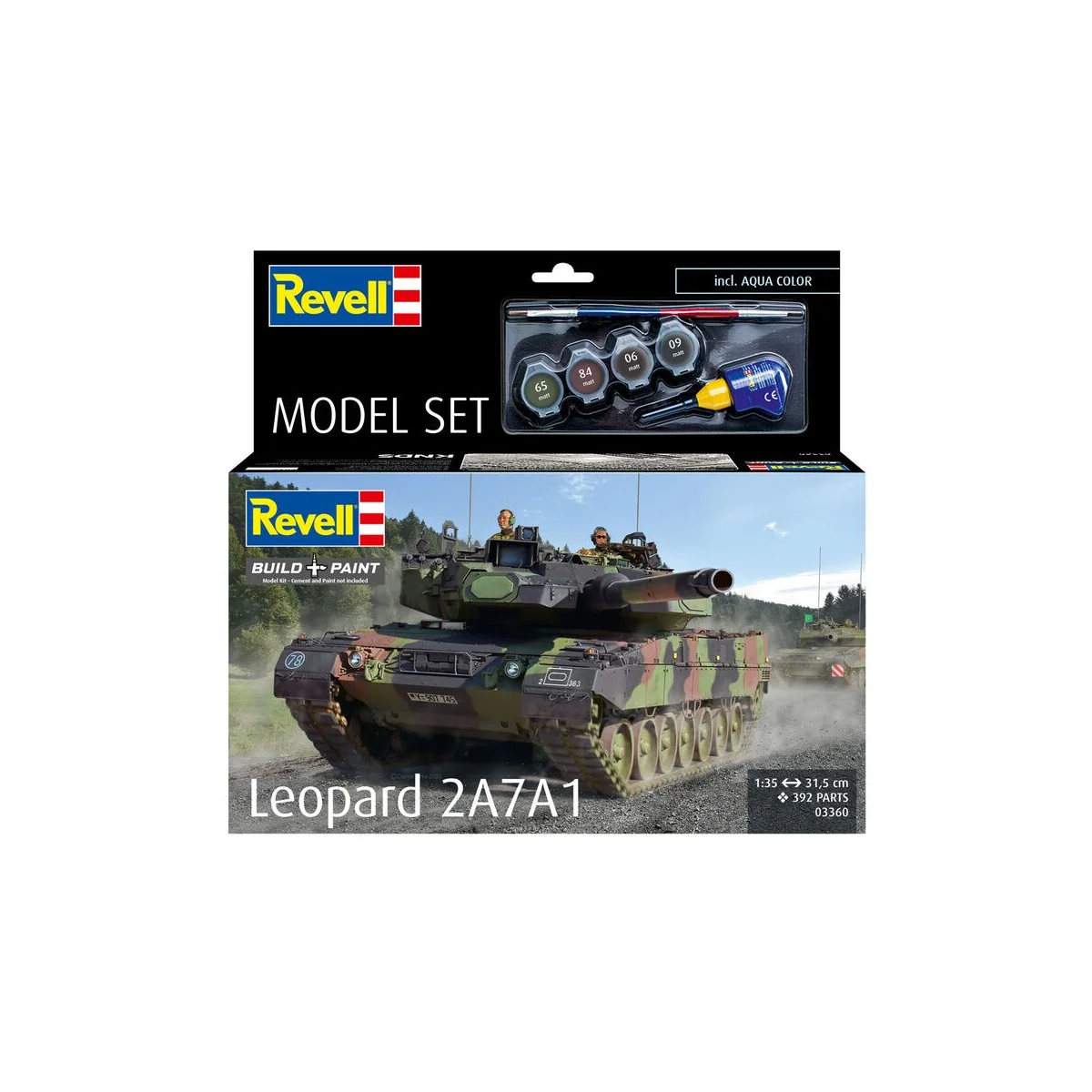 Model Set Leopard 2A7A1, 1/35 - Revell 63360 Model Set Leopard 2A7A1, 1/35 - Revell 63360