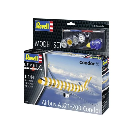 Model Set A321 Condor, 1/144 - Revell 63788 Model Set A321 Condor, 1/144 - Revell 63788