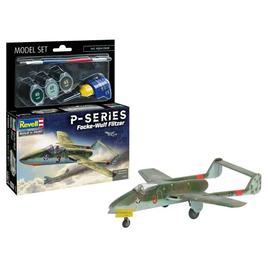 Model Set Focke-Wulf TL Jäger Flitzer?- P-Series, 1/72 - Revell 63761 Model Set Focke-Wulf TL Jäger Flitzer?- P-Series, 1/72 - Revell 63761
