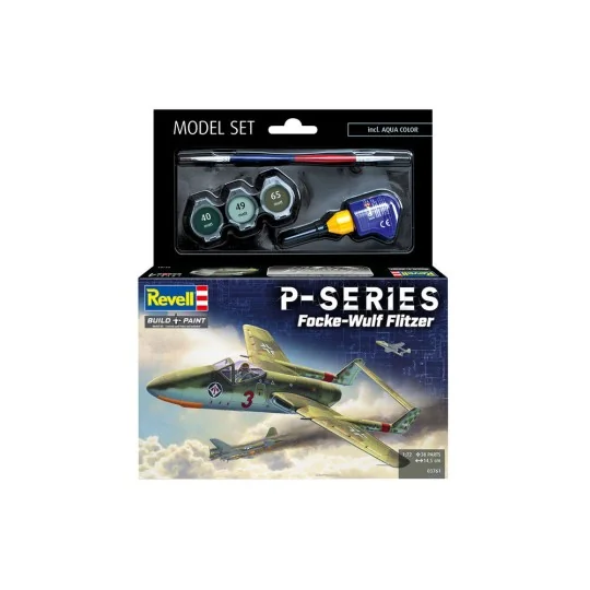 Model Set Focke-Wulf TL Jäger Flitzer?- P-Series, 1/72 - Revell 63761 Model Set Focke-Wulf TL Jäger Flitzer?- P-Series, 1/72 - Revell 63761