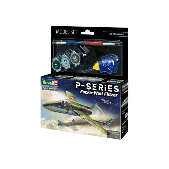 Model Set Focke-Wulf TL Jäger Flitzer?- P-Series, 1/72 - Revell 63761 Model Set Focke-Wulf TL Jäger Flitzer?- P-Series, 1/72 - Revell 63761