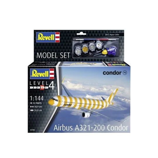 Model Set A321 Condor, 1/144 - Revell 63788 Model Set A321 Condor, 1/144 - Revell 63788