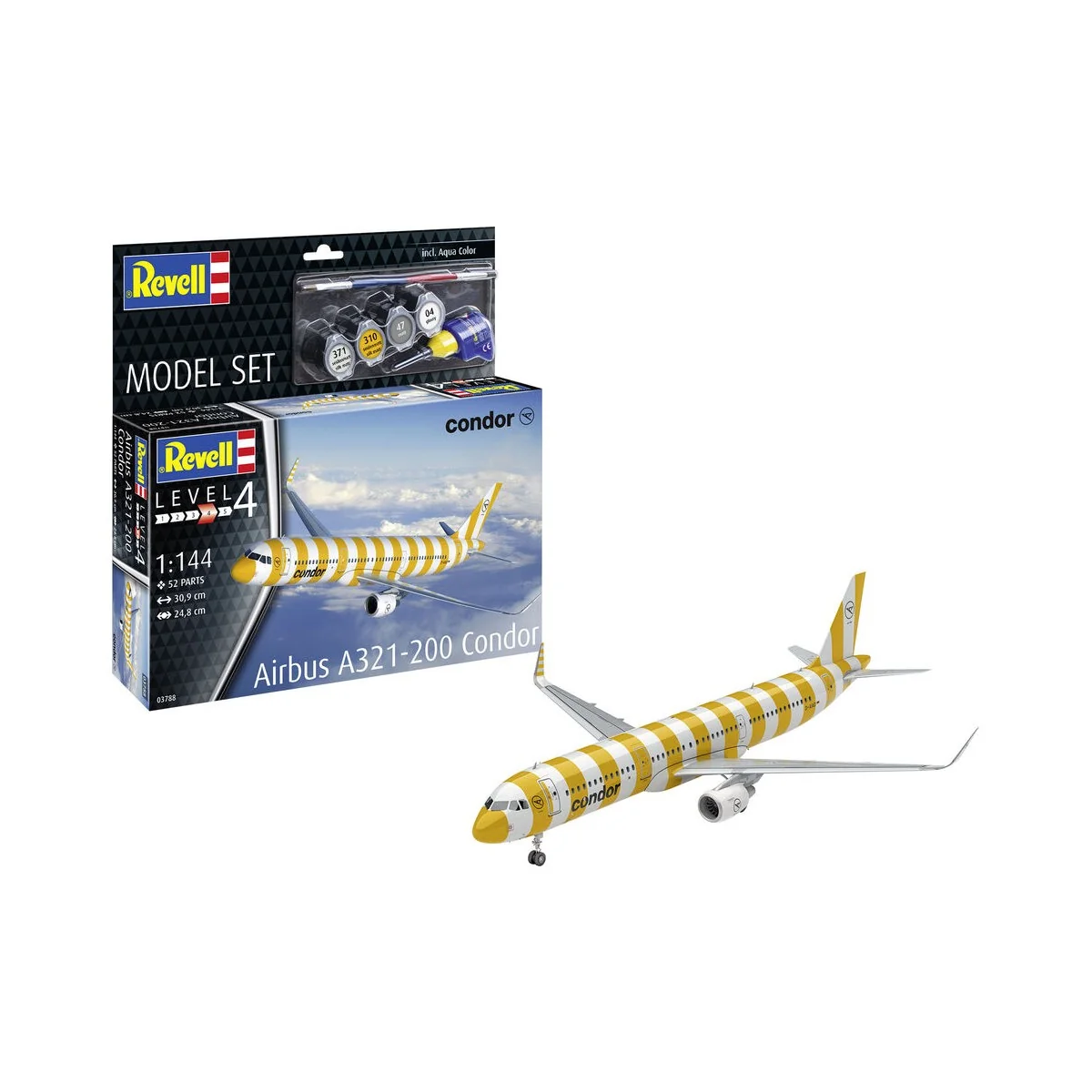 Model Set A321 Condor, 1/144 - Revell 63788 Model Set A321 Condor, 1/144 - Revell 63788