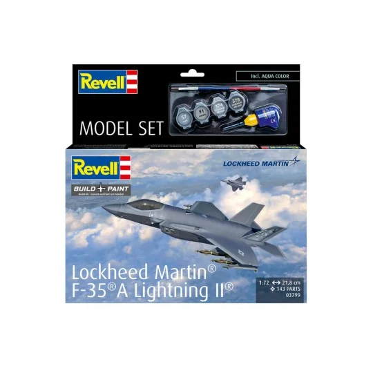 Model Set Lockheed Martin® F-35®A Lightning II®, 1/72 - Revell 63799 Model Set Lockheed Martin® F-35®A Lightning II®, 1/72 - Revell 63799