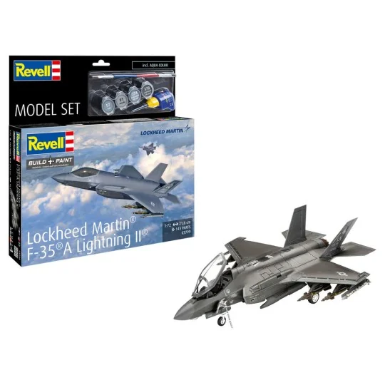 Model Set Lockheed Martin® F-35®A Lightning II®, 1/72 - Revell 63799 Model Set Lockheed Martin® F-35®A Lightning II®, 1/72 - Revell 63799