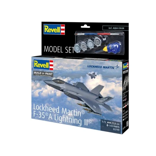 Model Set Lockheed Martin® F-35®A Lightning II®, 1/72 - Revell 63799 Model Set Lockheed Martin® F-35®A Lightning II®, 1/72 - Revell 63799