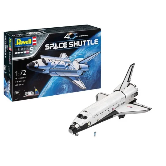 Geschenkset Space Shuttle, 40th. Anniversary, 1/72 - Revell 05673 Geschenkset Space Shuttle, 40th. Anniversary, 1/72 - Revell 05673