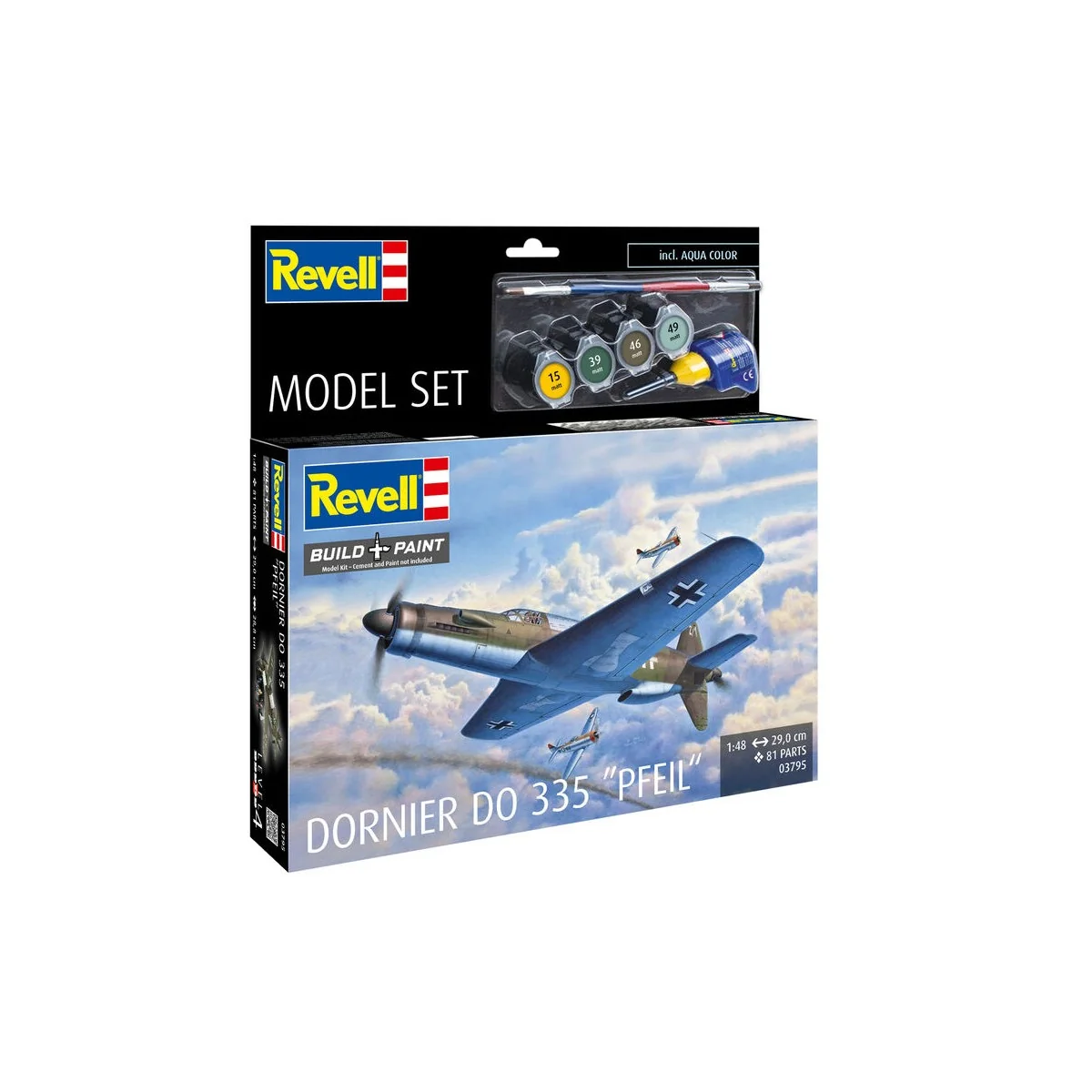 Model Set Do335 Pfeil, 1/48 - Revell 63795 Model Set Do335 Pfeil, 1/48 - Revell 63795